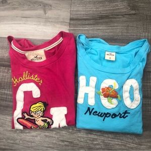 Hollister  women’s t-shirts ( set of 2)